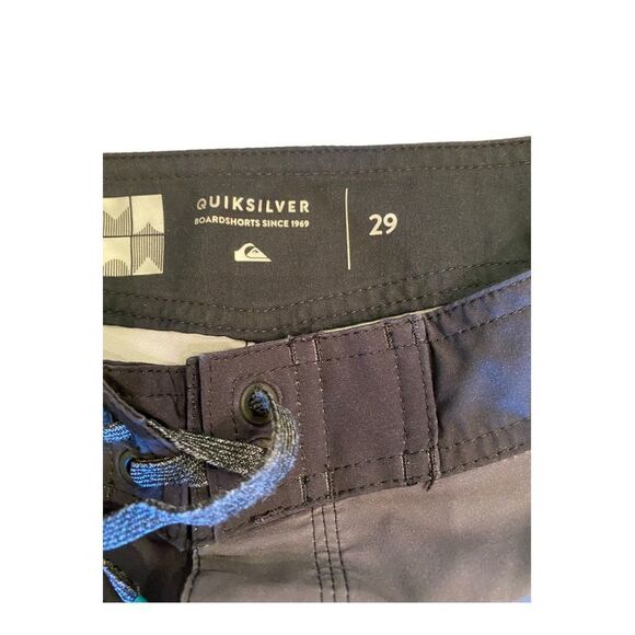 Boys Quicksilver Board Shorts Sz 29 - Picture 4 of 6